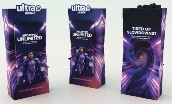 Uncapped Unlimited Floor Standee - Super Girl